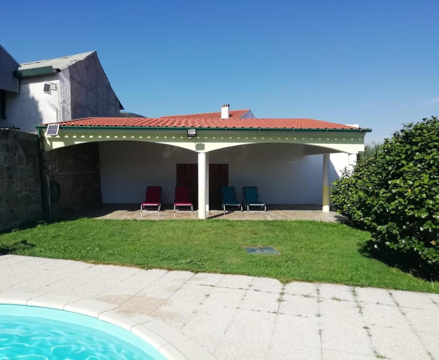 Casa E Piscina Privada Villa Fundao Luaran gambar